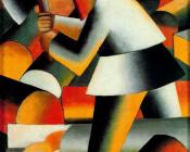 卡兹米尔 马列维奇 : Woodcutter